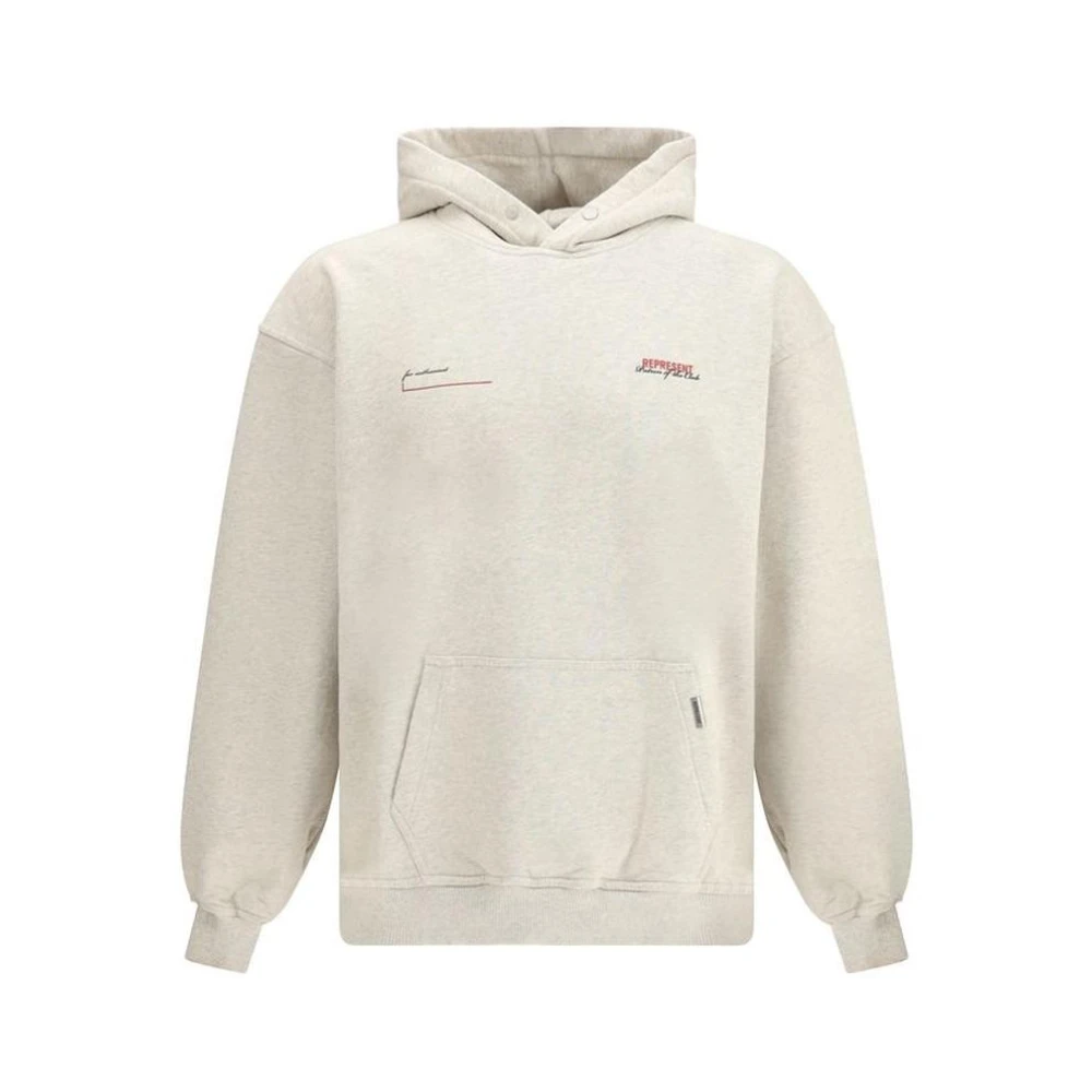 Represent , Hoodies, Male, Beige, M, Patron Of The Club Hoodie