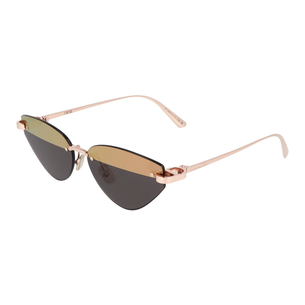 Dior Unisex Multicolor Sunglasses, 59 Mm, Cat Eye Sunglasses With Rimless Lenses