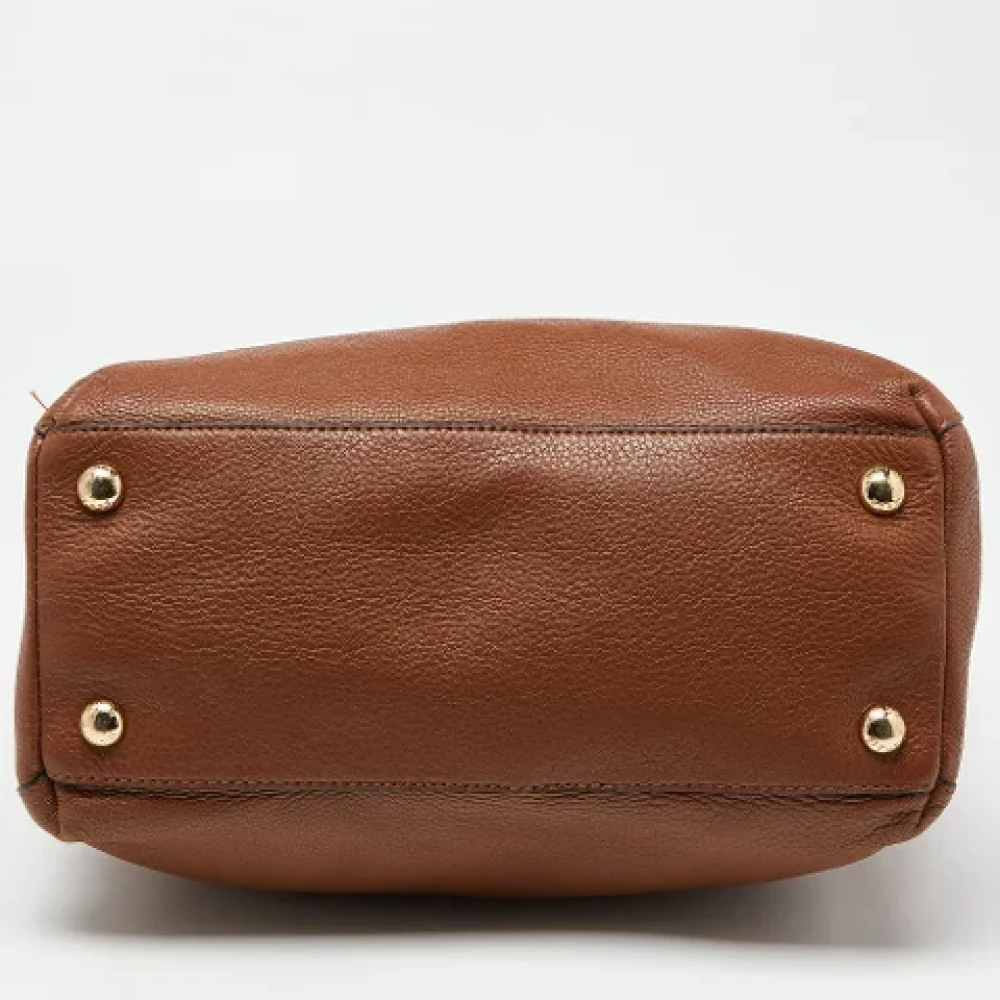 Michael Kors Pre-owned Leather totes Brown Dames