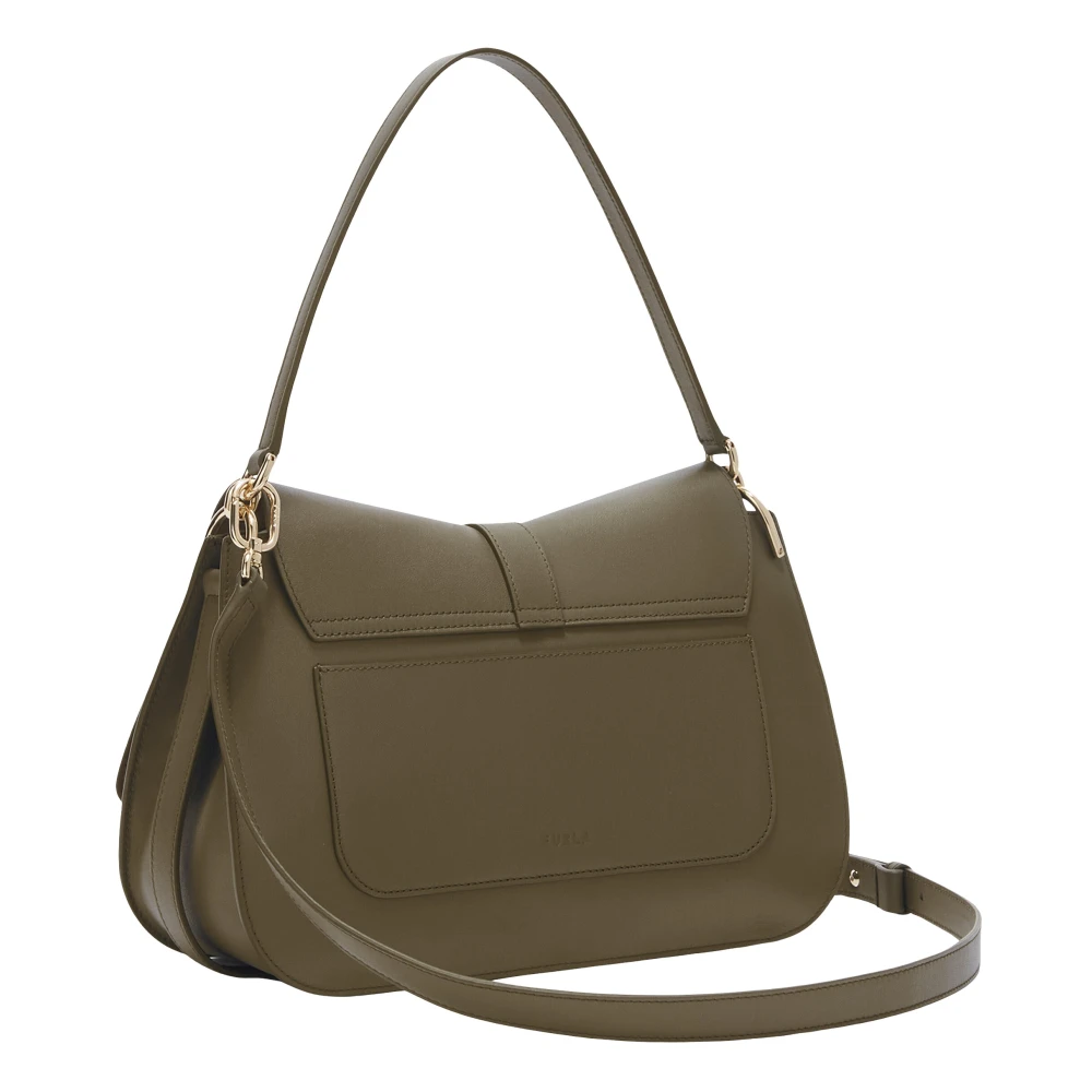 Furla Flow Top Handtas Green Dames