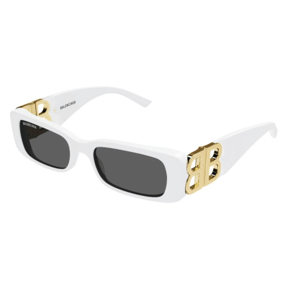 Balenciaga Bb0262Sa 001 Zwart Grijs Zonnebril White Dames