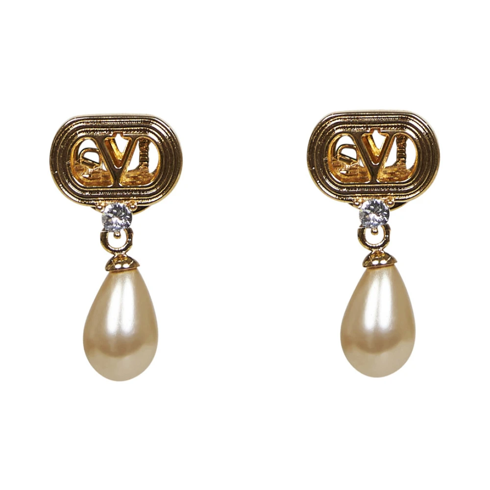Valentino Garavani Women's Yellow Ovalette Earring