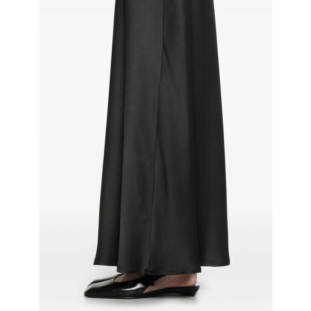 Antonelli Firenze Wijd Uitlopende Zoom Zwarte Rok Black Dames