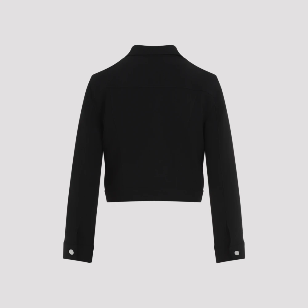 Theory Zwarte Truckerjas Black Dames