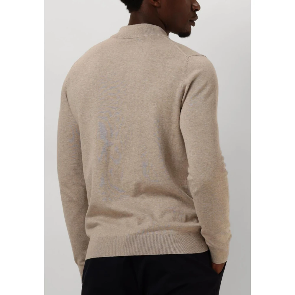 Saint Steve Heren Truien Vesten in Zand Beige Heren