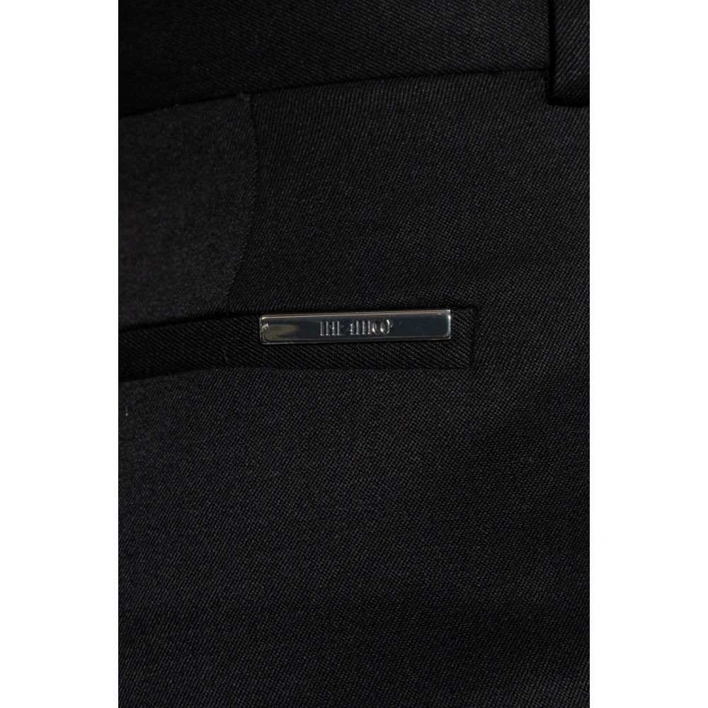 The Attico Wollen broek Black Dames