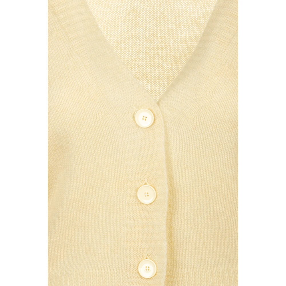 Daniele Fiesoli Crème Cardigan Sweaters Beige Dames