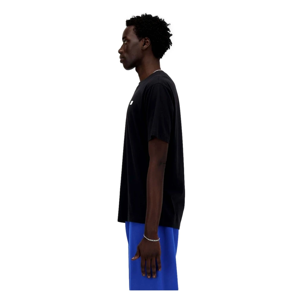 New Balance Klein Logo T-shirt Black Heren