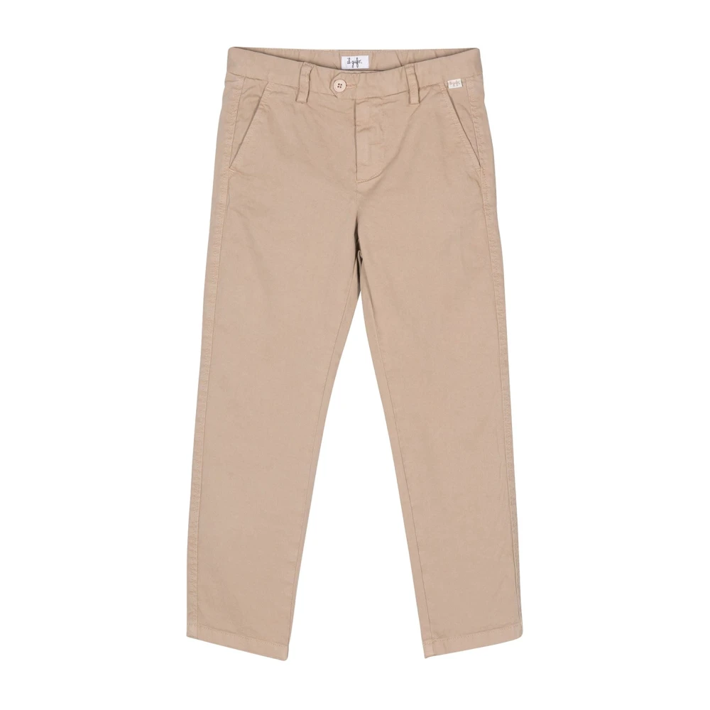 Il Gufo Boys Beige Trousers, 8 Y, Cotton Trousers