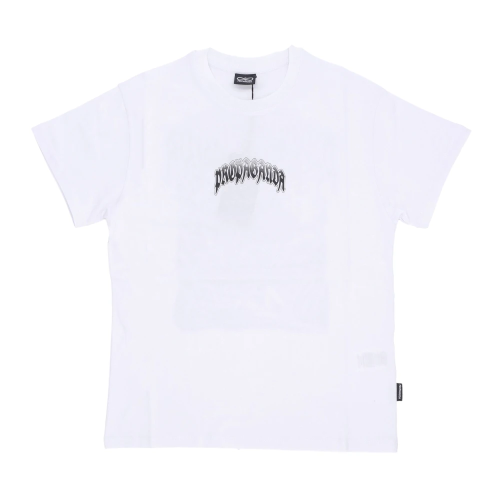 Propaganda Wit Katoenen T-shirt met korte mouwen White Heren