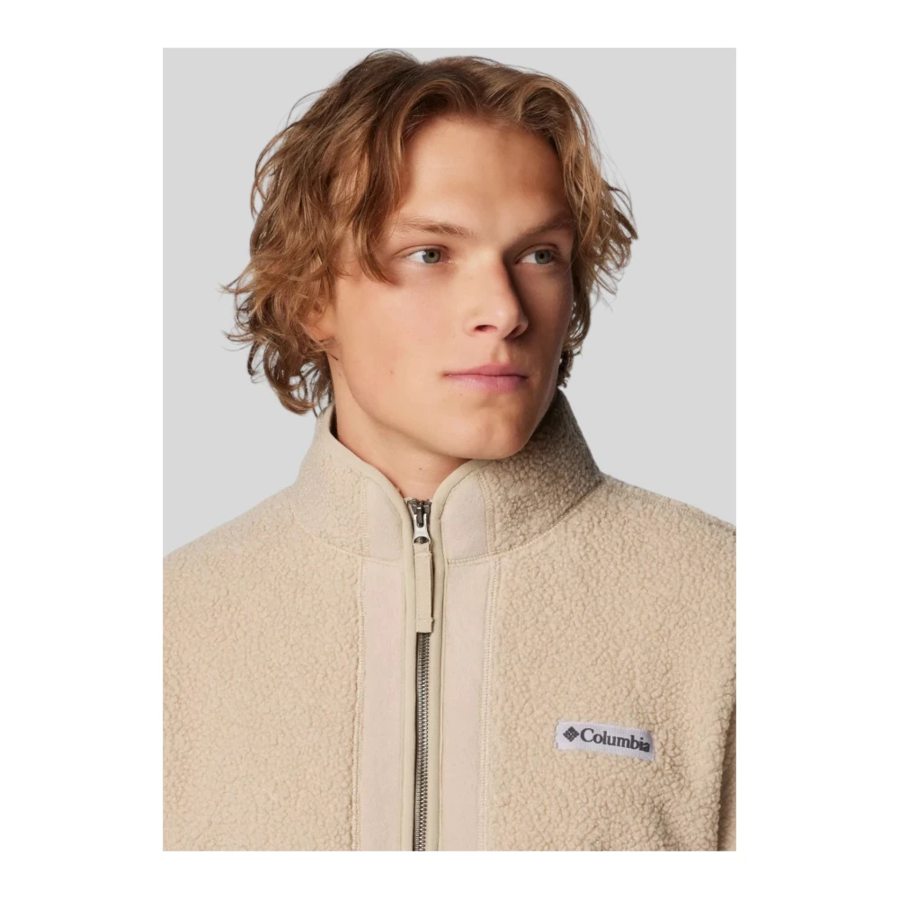 Columbia Zwarte Mesa Boucle Fleece Jas Beige Heren