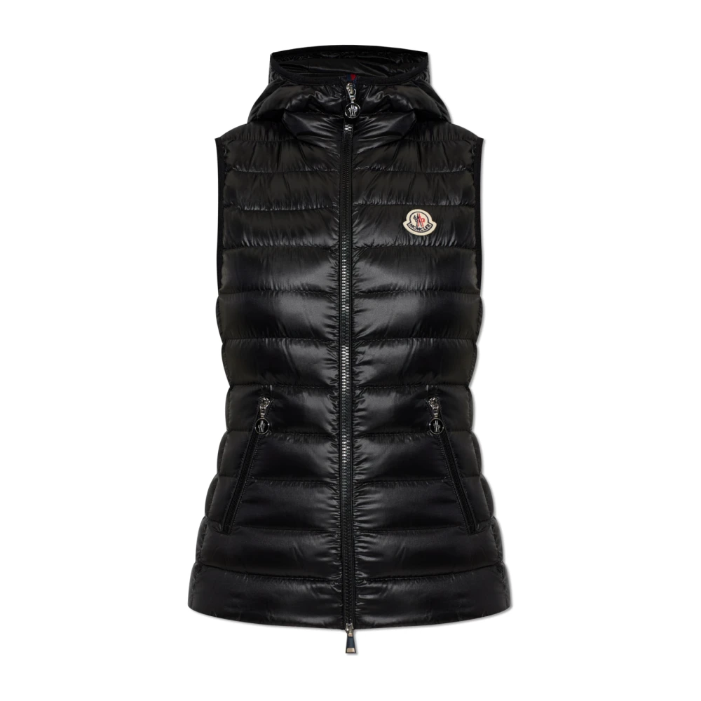 Moncler Glygosse Quilted Vest - Female - Waistcoats - Black - S - Jackets