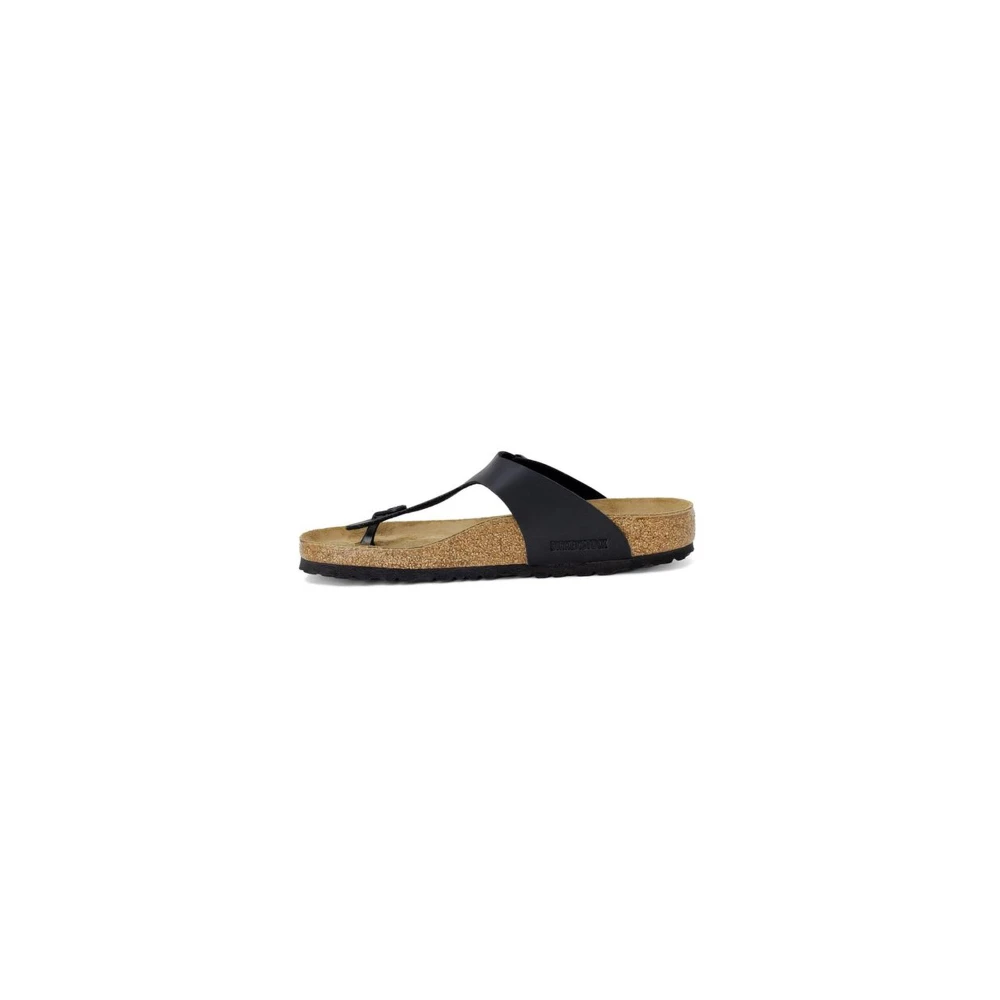 Birkenstock Bekväma Flip Flops med 3 cm Klack Black, Dam