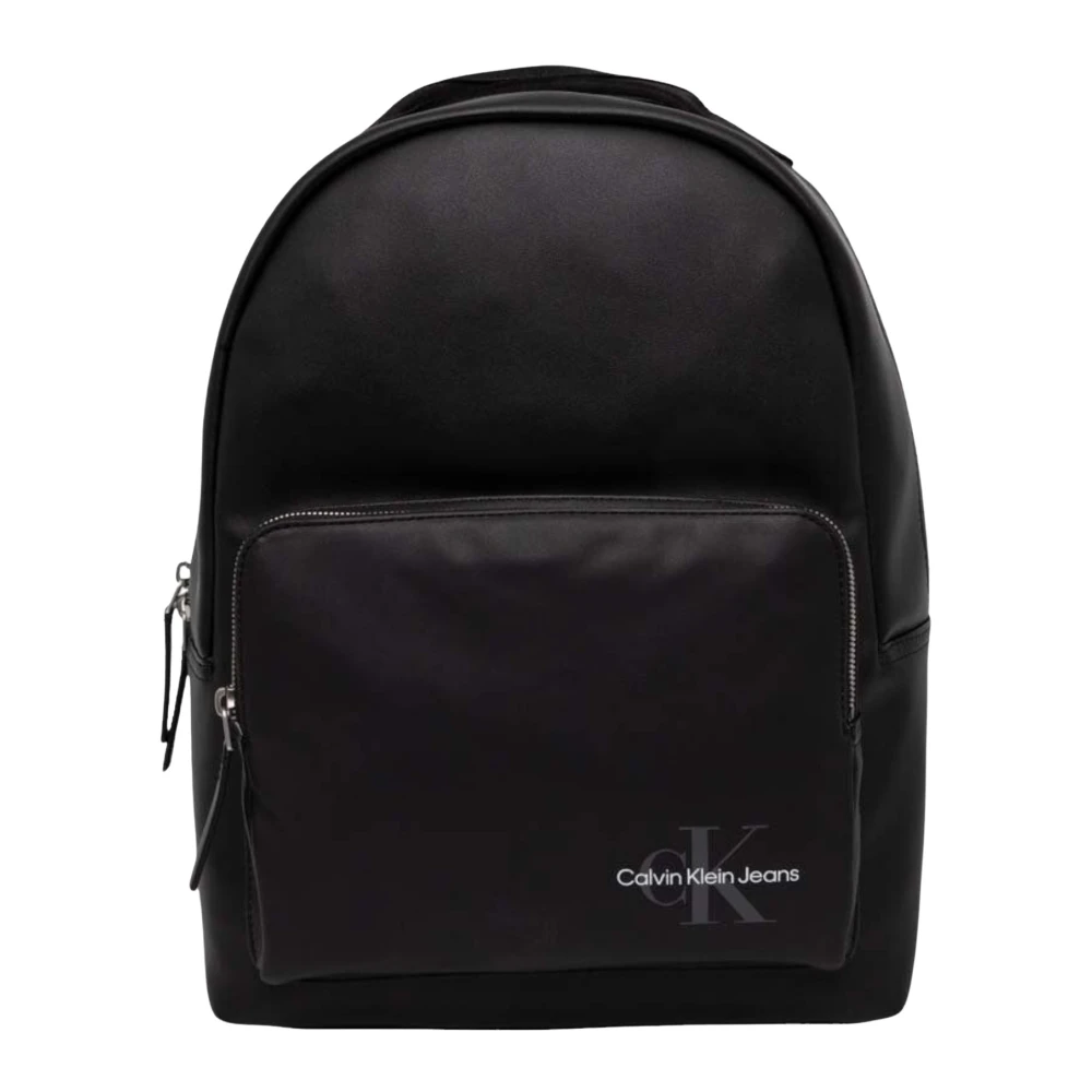 Calvin Klein Stijlvolle Zwarte Rugzak Black Heren