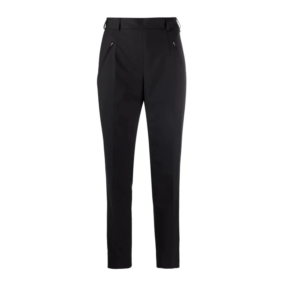 Maison Margiela Zwarte broek met Llama-haar Black Dames