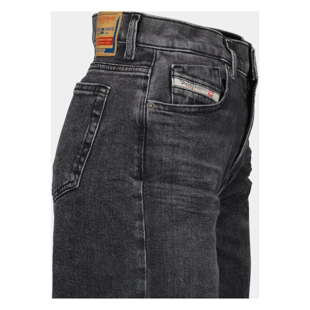 Diesel 1978 D-Akemi Noir Wide Leg Jeans Black Dames