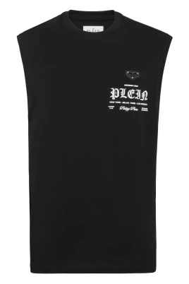 Sleeveless Round Neck T-shirt