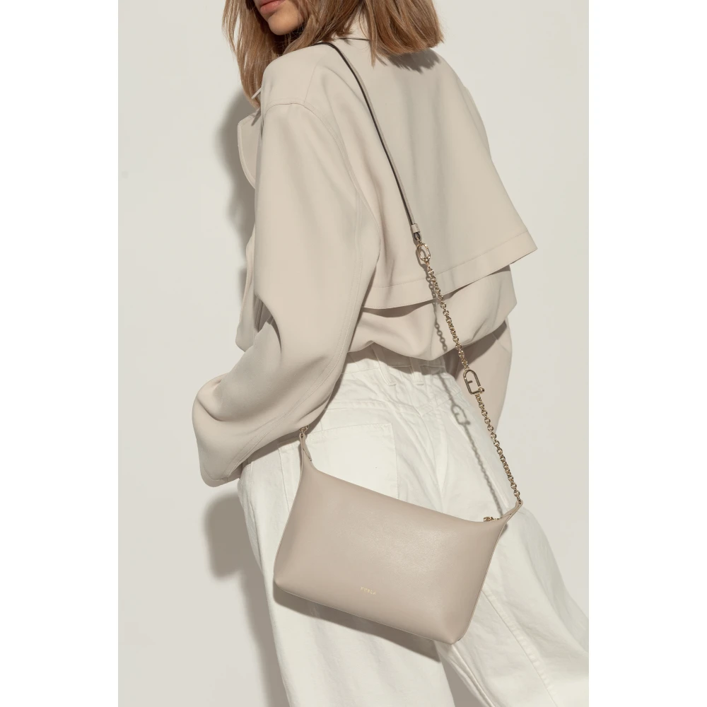 Furla Schoudertas Nuvola Mini Beige Dames