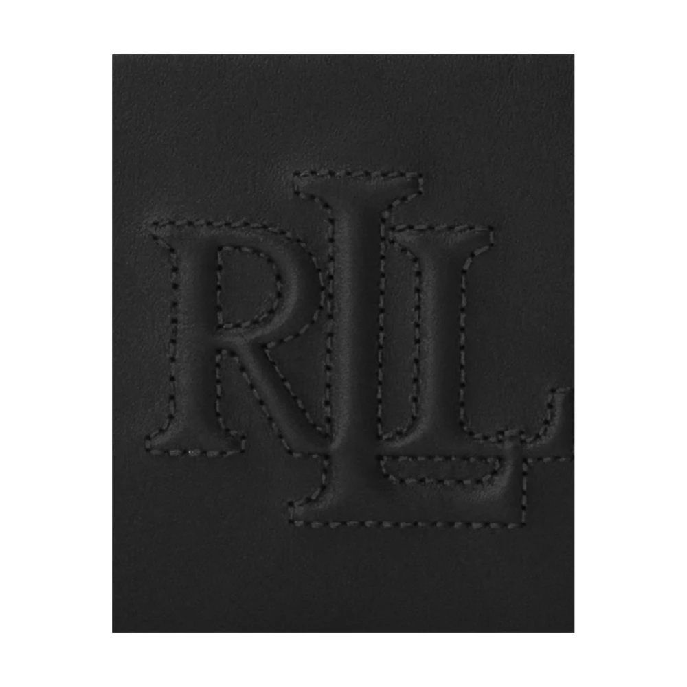 Ralph Lauren Dames Schoudertas Leer Stijlvol Model Black Dames