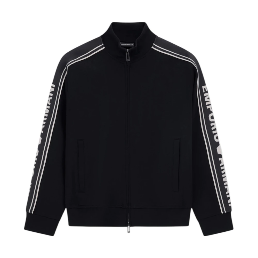 Emporio Armani Uomo Nero Felpe, 2XL, New,