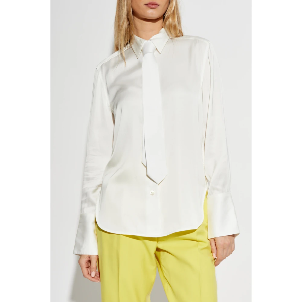 Paul Smith Overhemd met bijgevoegde stropdas White Dames