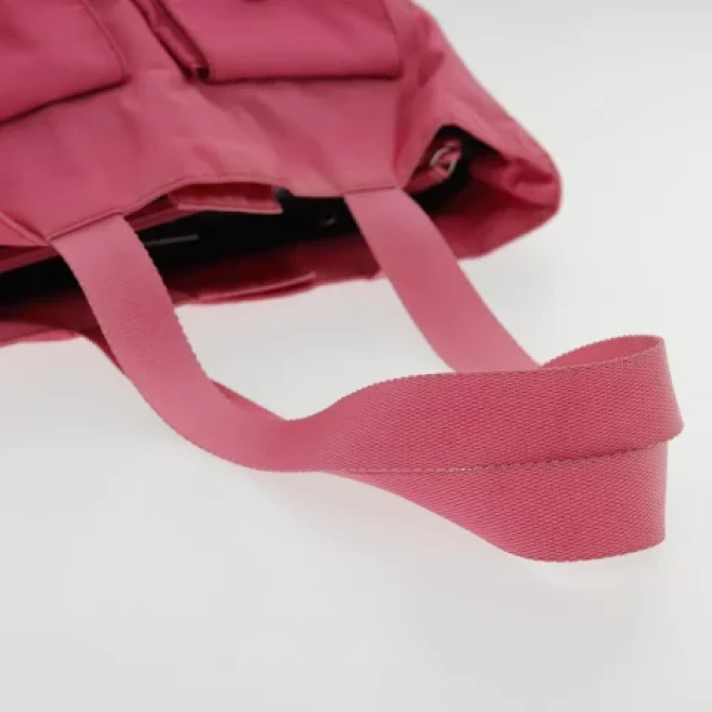 Prada Vintage Pre-owned Nylon totes Pink Dames