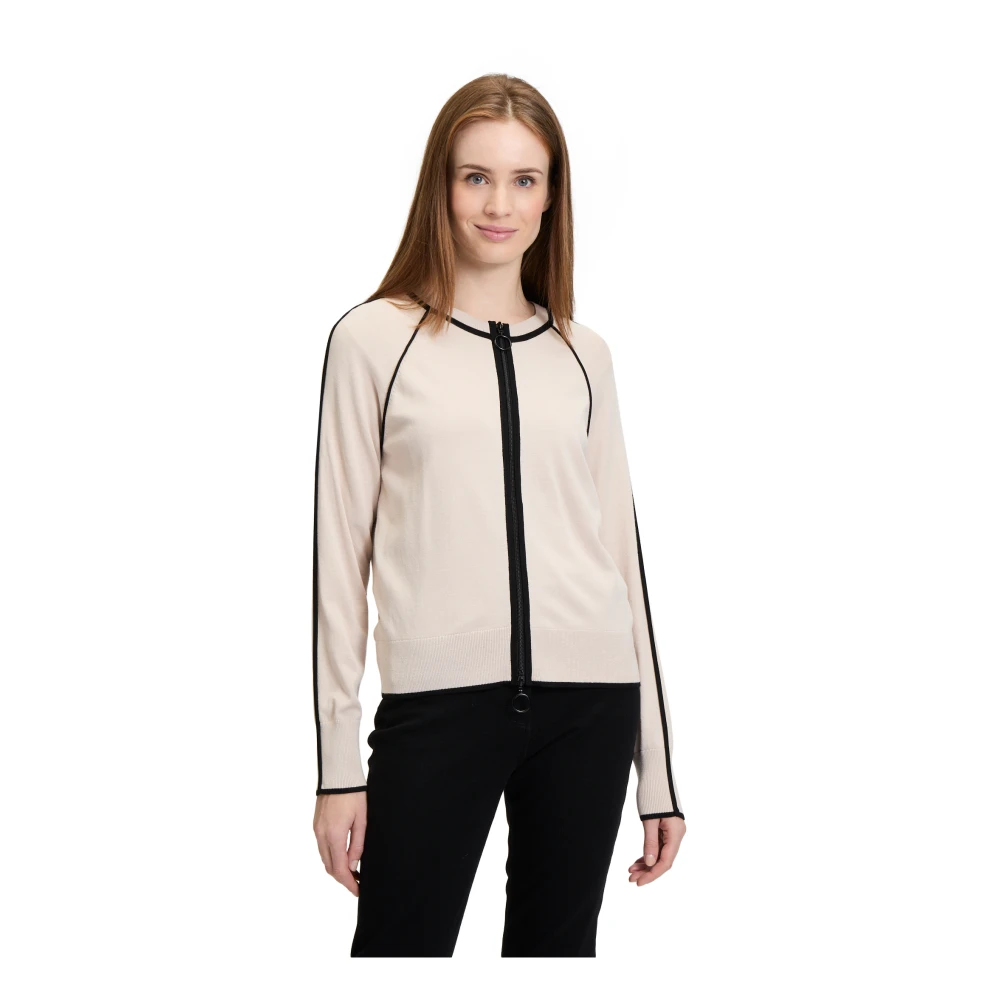 Betty Barclay Grafisch Ontwerp Gebreid Jack Beige Dames