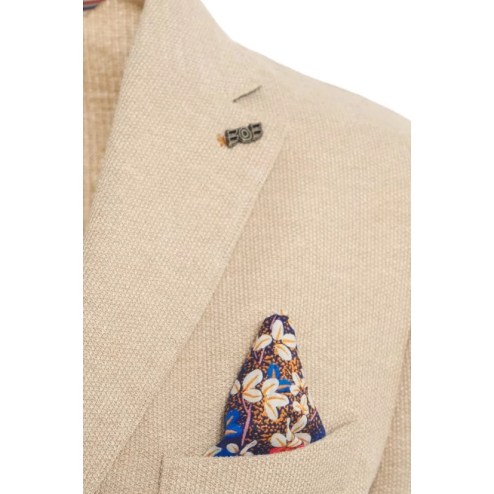 BOB Elegant Heren Blazer Beige Heren