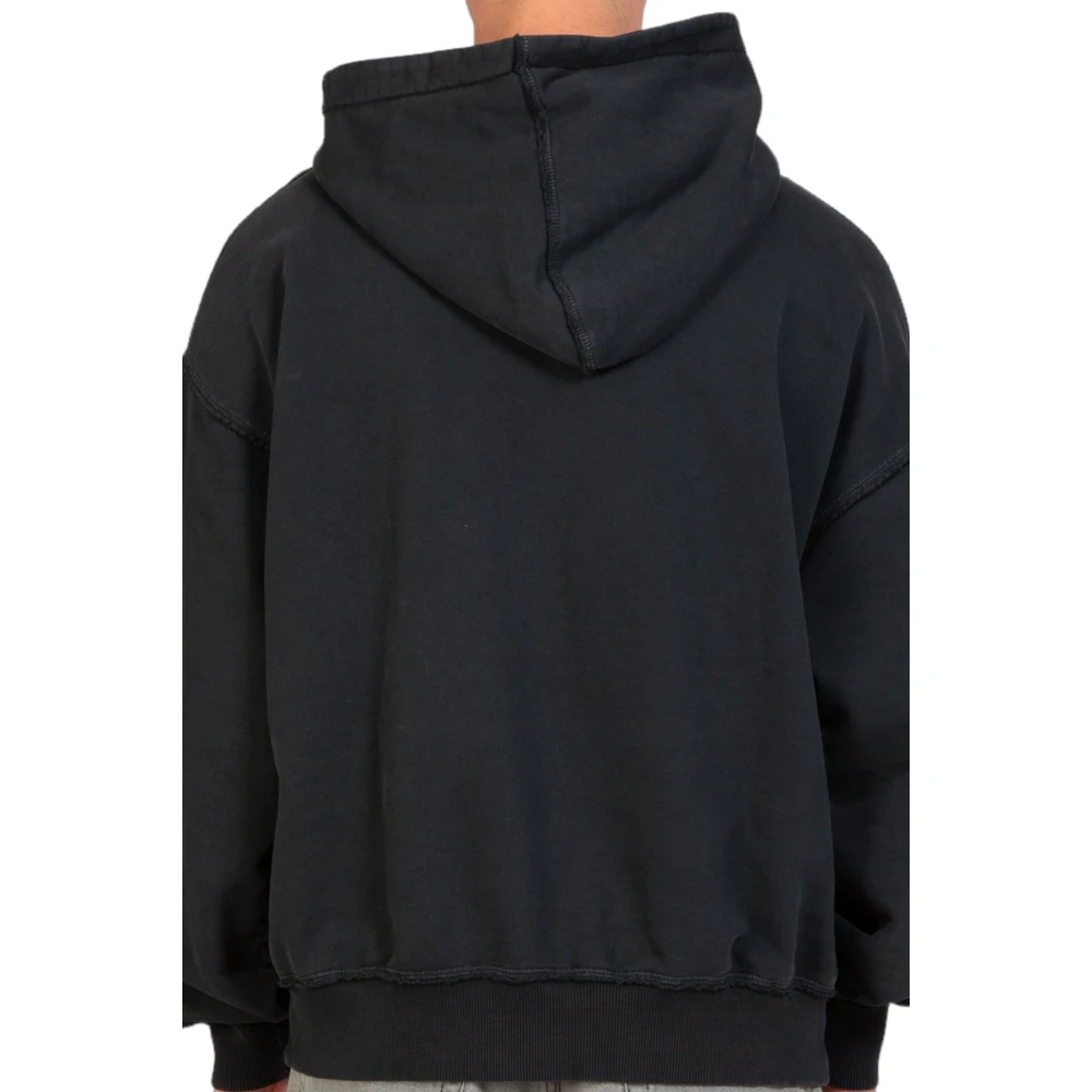 Misbhv Gewassen Zwarte Mush Print Hoodie Black Heren