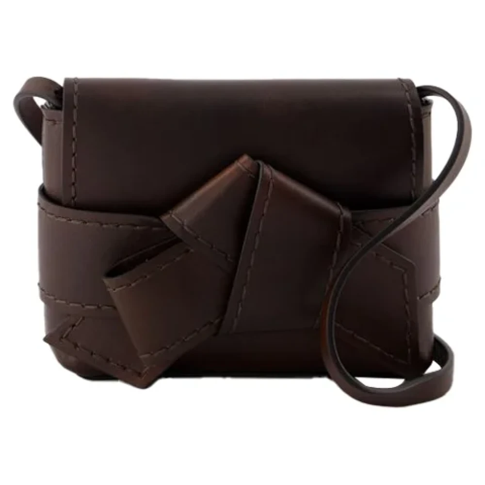 Acne Studios Leather handbags Brown Dames