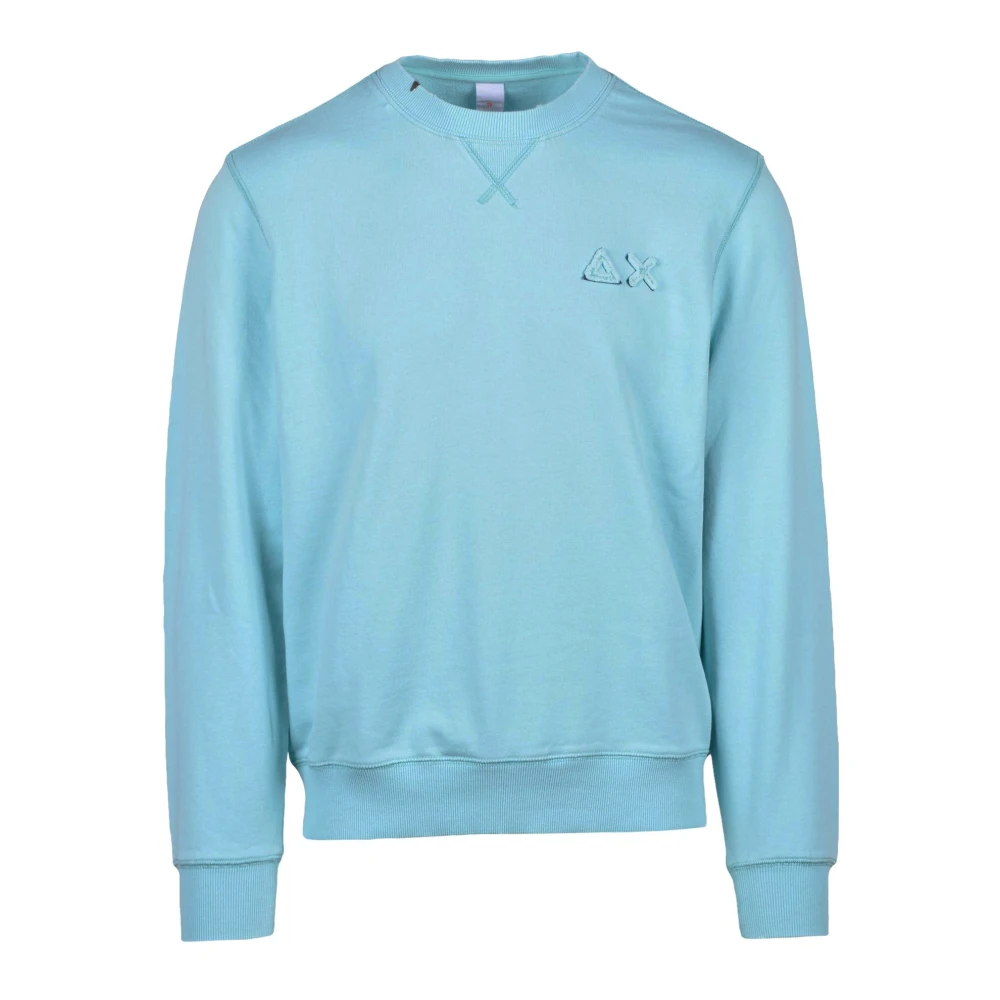 Sun68 Katoenen Sweatshirt Model Blue Heren