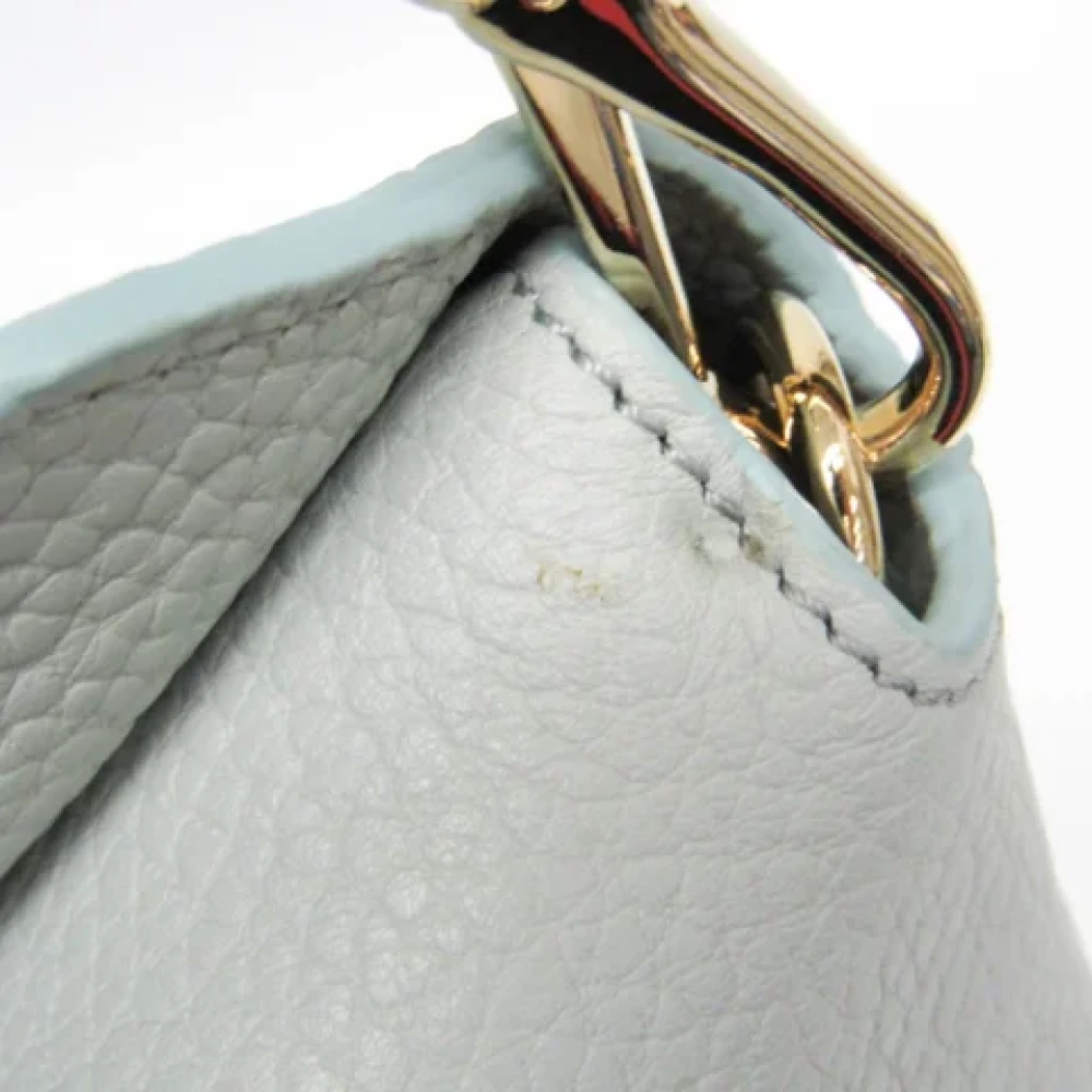 Burberry Vintage Pre-owned Leather shoulder-bags Blue Dames