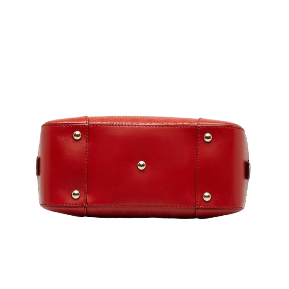Gucci Vintage Pre-owned Leather handbags Orange Dames