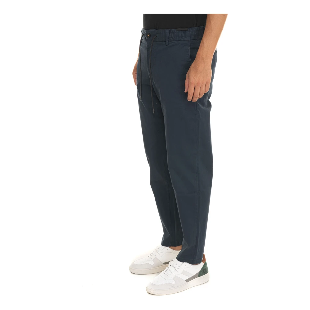 Boss Elegante Broek Blue Heren