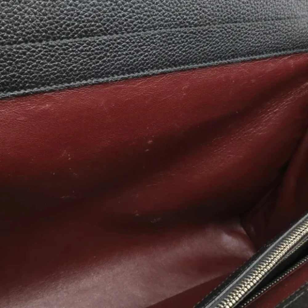 Gucci Vintage Pre-owned Leather handbags Black Dames
