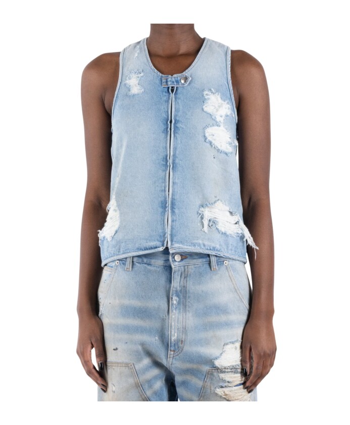 gilet-en-coton-bleu