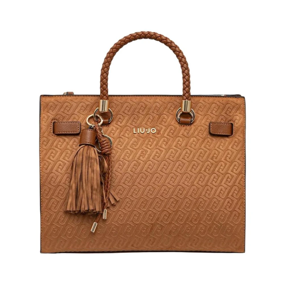 Liu Jo Donna Marrone - Borsa A Mano Con Tracolla E Tasca Interna - Bags - One Size