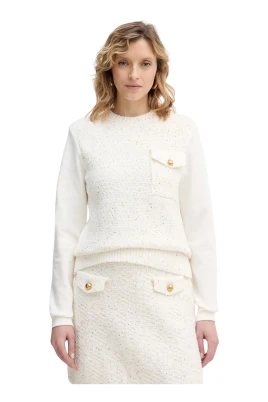 Bouclé sweatshirt