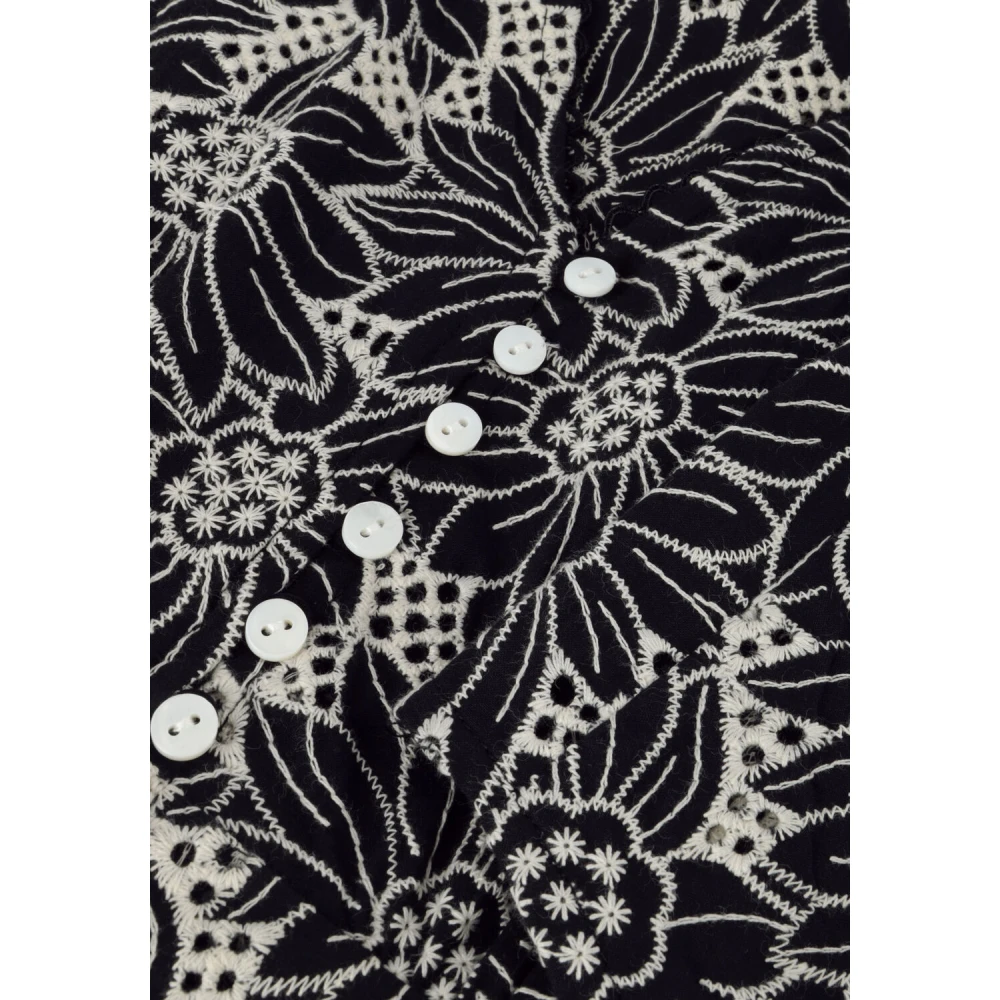 Suncoo Elegante Zwarte Cindy Jurk Black Dames