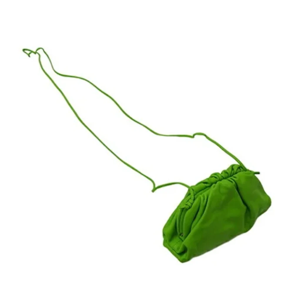 Bottega Veneta Vintage Pre-owned Leather pouches Green Dames