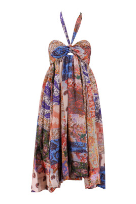 robe-en-soie-multicolore-avec-detail-de