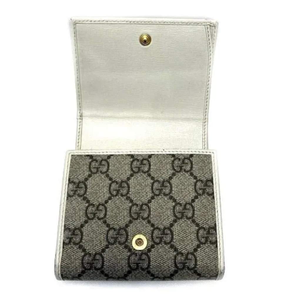 Gucci Vintage Pre-owned Leather wallets White Dames