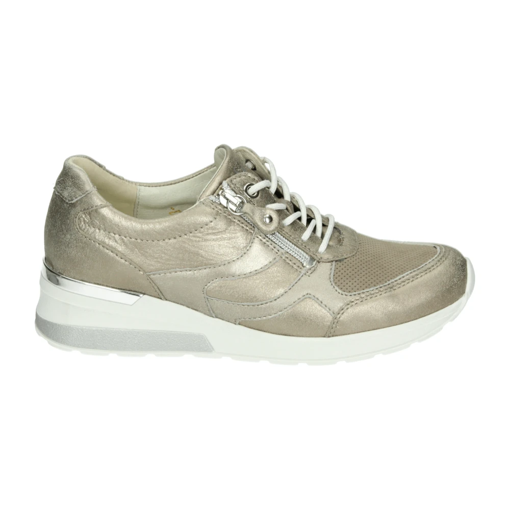 Waldläufer Sportieve Lage Damesschoenen Brons Dames Schoenen Beige