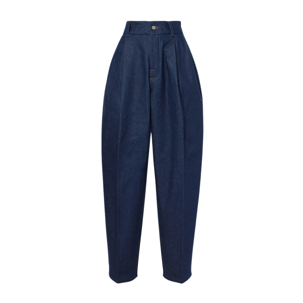 Jacquemus Denim Curzio Broek Blue Dames