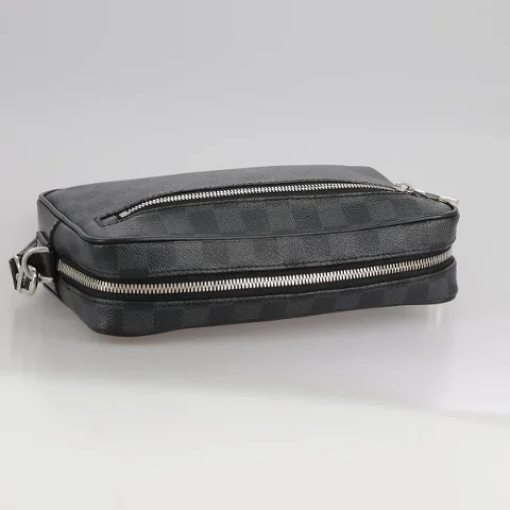 Louis Vuitton Vintage Pre-owned Canvas clutches Black Dames