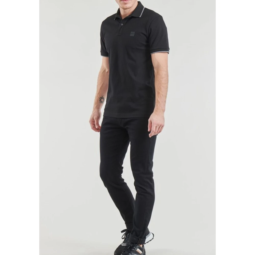 Hugo Boss Heren Polo Passertip Black Heren