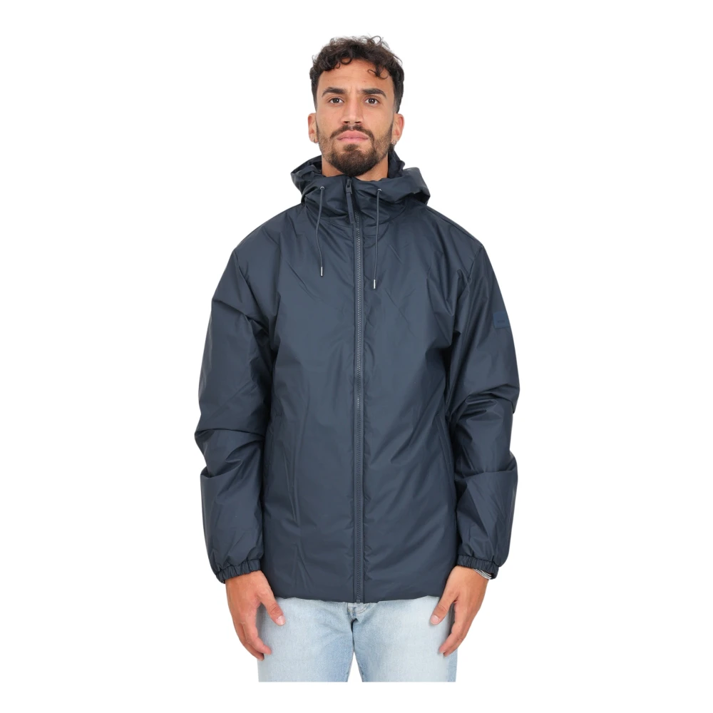 Rains Uomo Blu Giacca Isolata Lohja