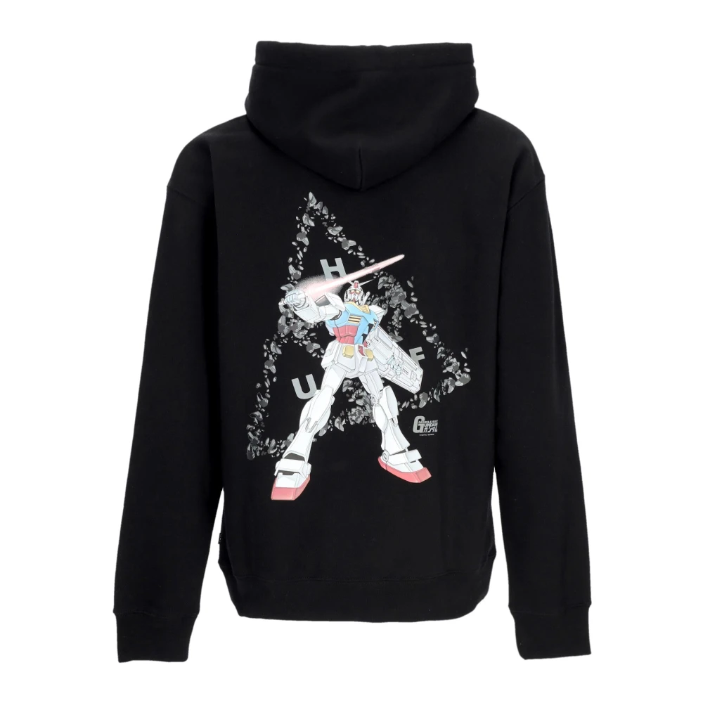 HUF Gundam Triple Triangle Zwarte Hoodie Black Heren