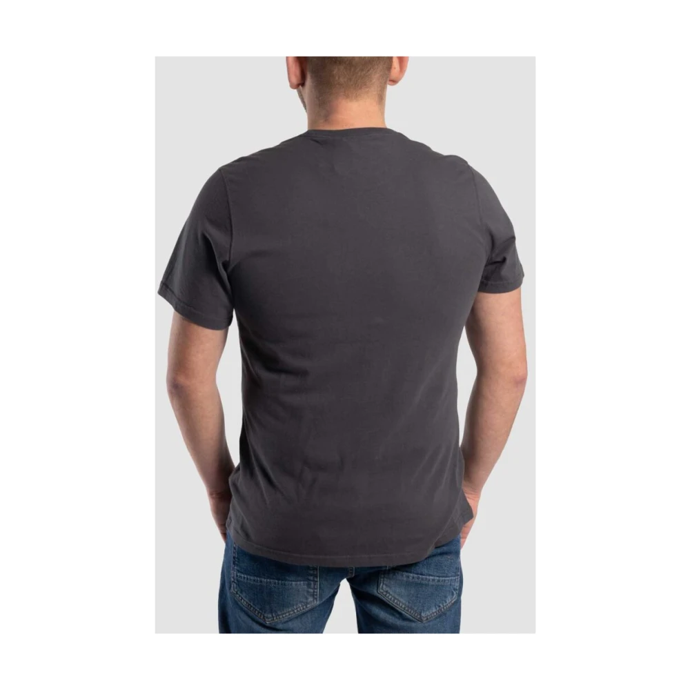 Barbour Tartan Grafisch Katoenen T-Shirt Gray Heren