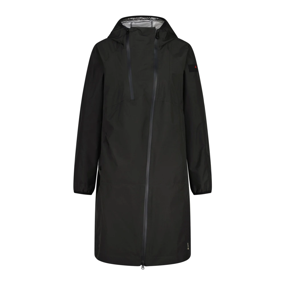 Peuterey Sportieve Hoodie Rits Sluiting Black Dames